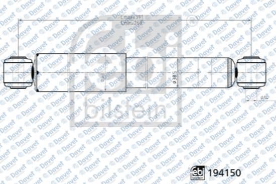 FEBI 194150 Arka Amortisor Gazli Vito Viano W639 (03-10)